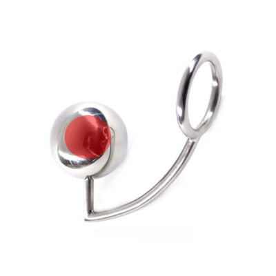 Ben Wa Trailer Hitch stainless steel cock ring with ball-in-ball rolling design