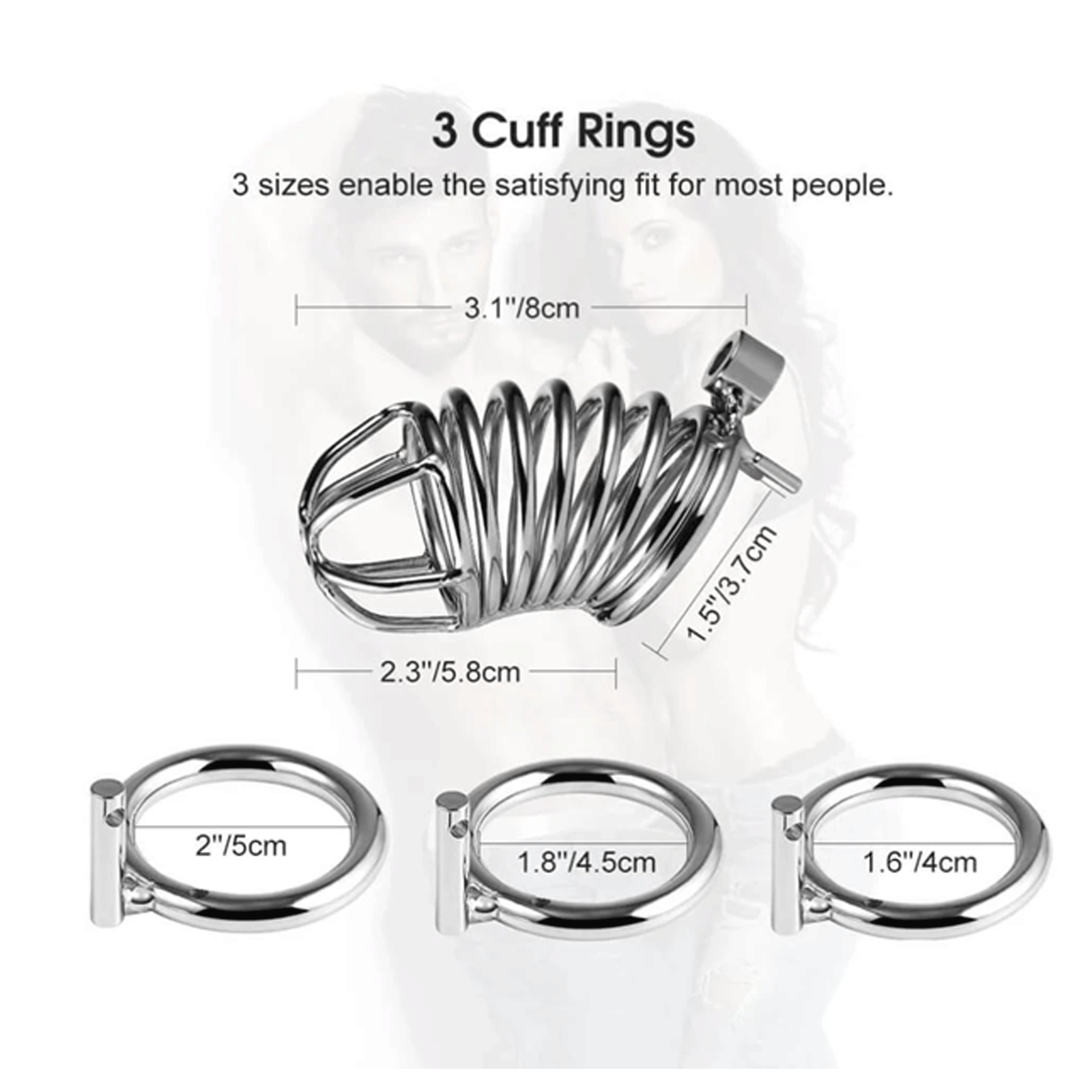 UTIMI male chastity cage secure locked device