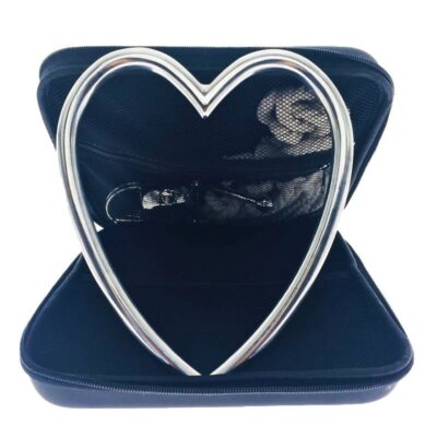 Bonded Steel Shibari Ring – Handmade Heart Shape Suspension Ring for Bondage